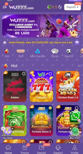 WU777 Game APK Download – Fresh Earning App 2026 1 WU777 APK