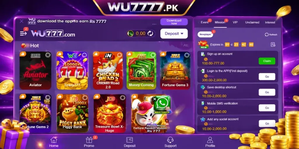 WU777 Game APK Download – Fresh Earning App 2026 2 WU777 App